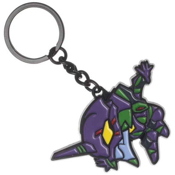 Neon Genesis Evangelion EVA-01 Keychain Metal - Picture 1 of 1